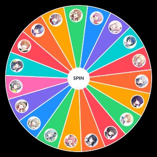 Random Proseka characters Wheel