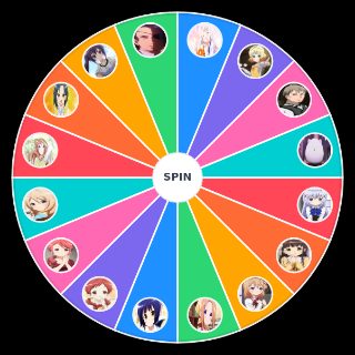 Random Gochuumon wa Usagi desu ka characters Wheel