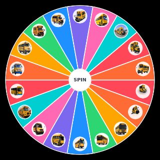 Spin the Wheel: School Buses