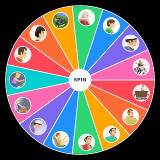 Spin the Wheel: Happy wheels characters
