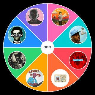 Random Every Tyler The Creator Album...So Far Wheel