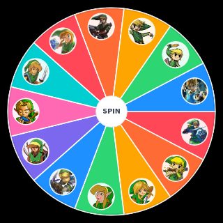 Every Link (The Legend of Zelda) Wheel
