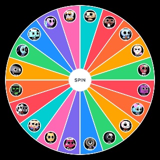 Random Dandy's World Characters Wheel