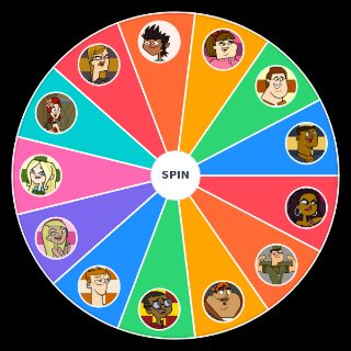 Total Drama ROTI characters Random Picker