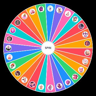 Pink Characters Wheel