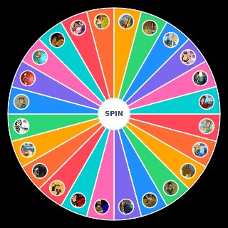 Random Total Drama Island characters Wheel