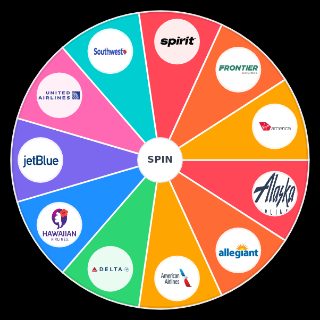 Spin the Wheel: Airlines (USA)
