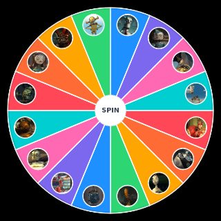 Random Robots Characters Wheel