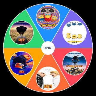 Spin the Wheel: Despicable me/Minions movie