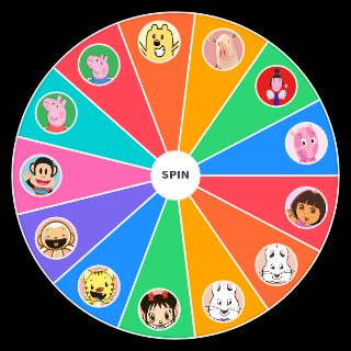 Random Kai Lan World Character Wheel