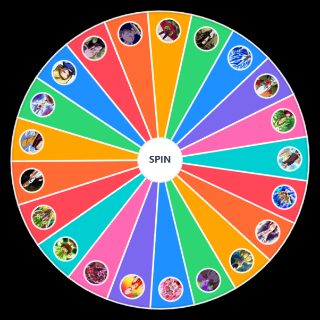 Dragonball power level (TOP through Super Hero) Wheel