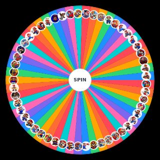 Random Super Mario Designs Wheel