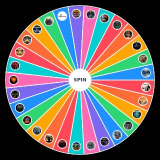 Random Power Metal Bands Wheel