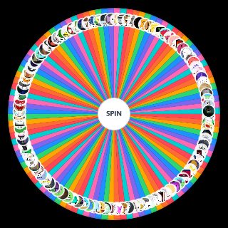 Random Inanimate Insanity Characters Wheel