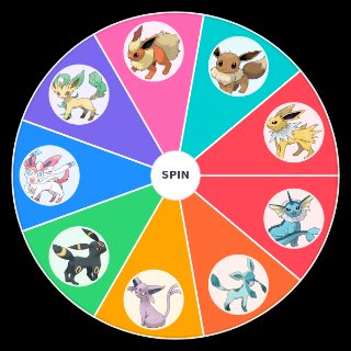 Spin the Wheel: Evoli et ses évolutions