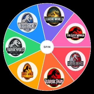 Every Jurassic Park/World Film Wheel