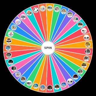 Random Activité à faire en amoureux Wheel