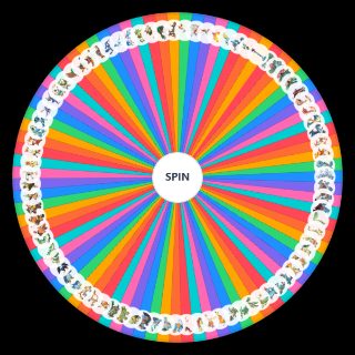 Pokemons Iniciais (todas as formas) Wheel