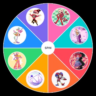 The Amazing Digital Circus characters Wheel