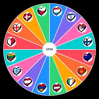 Eurovision 2025 Second Semi Final Hearts Version Random Generator