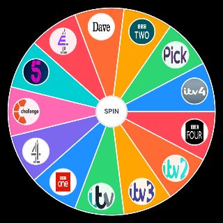 UK TV channel Random Picker