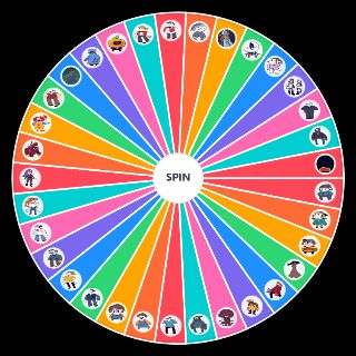 Random I did a SPOOKY MONTH for characters Wheel