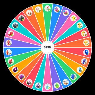 Pikmin Types for Every Apperance (1 4) Wheel