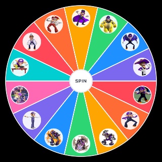 Spin the Wheel: Waluigi Outfits/Designs (Mario Strikers, Mario Kart Tour)