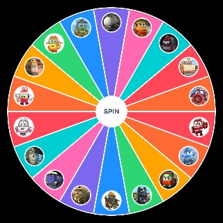 Choose a Random Robot trains characters