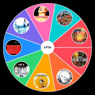 Random Radiohead albums Wheel