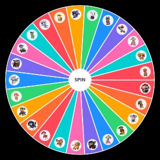 Spin the Wheel: Characters Paw Patrol