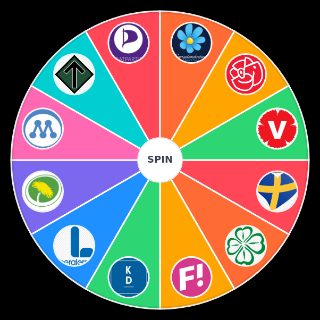 Swedish Political Parties Random Generator