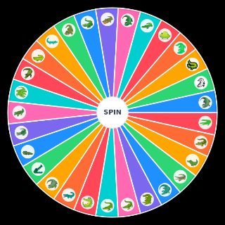 Spin the Wheel: Crocodile Emoji (including previous versions)