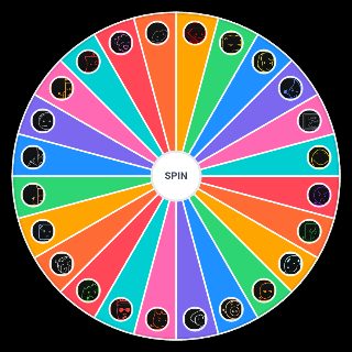 Spin the Wheel: BFDIA Characters (One Colour Icons)