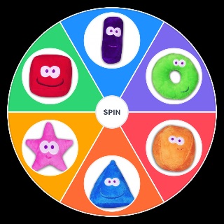 Cartoonito characters teir Wheel