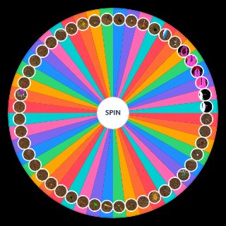 All Animal Company Items Wheel