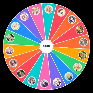 Random Anime Gyaru/Gal Wheel