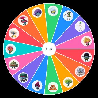 Random Trolls Band Together Characters Wheel