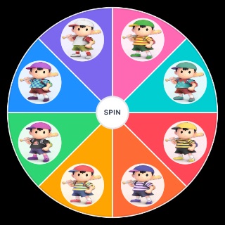 Smash Ultimate Ness Skins Random Picker