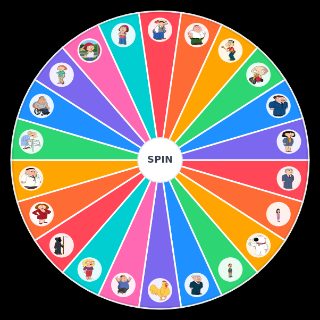 family guy characters Wheel
