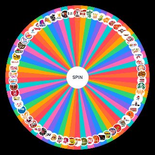 Random American fast food restaurants Wheel