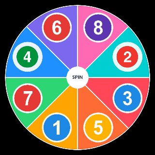 Pick a Random Number 1 8