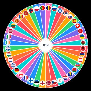 National Anthems of Europe Random Generator