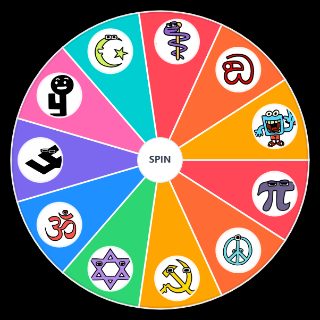 Spin the Wheel: Symbol lore (alphabet lore)