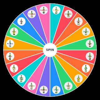 Random Soju Flavours with Text Wheel
