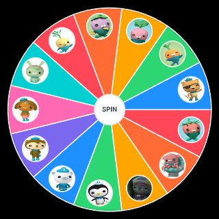 Octonauts Main Characters Wheel