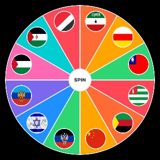 Spin the Wheel: Unrecognized Countries
