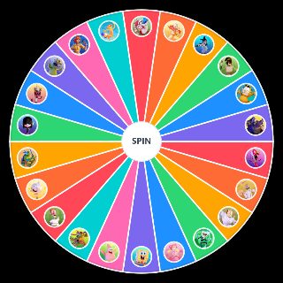Random Nickelodeon All Star Brawl Characters (Updated) Wheel