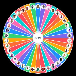 Spin the Wheel: all piggy skins