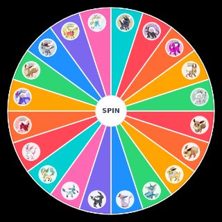 Random All Eeveelutions (ft. new versions from @ort.homeless) Wheel